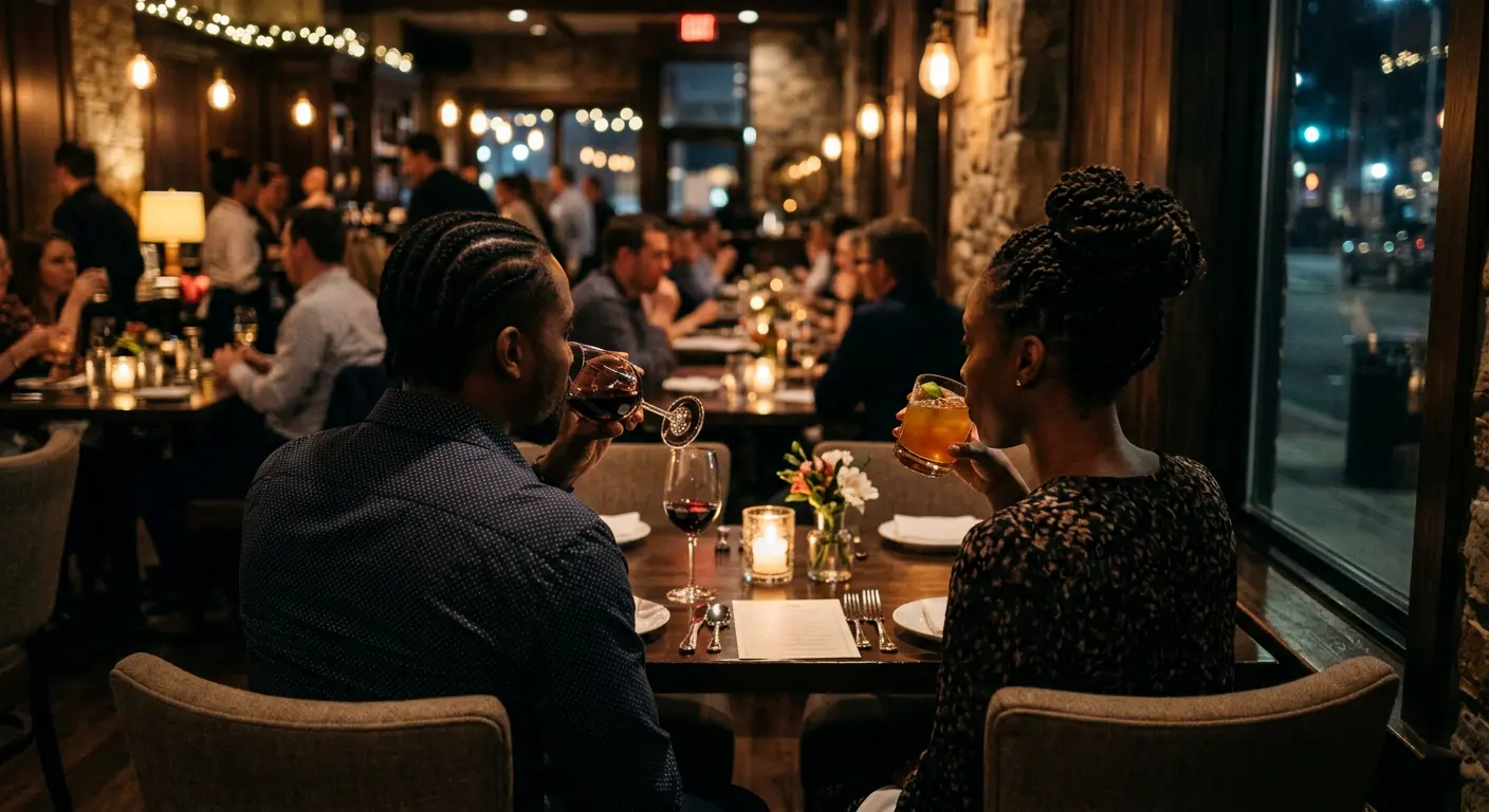 Couple on a date