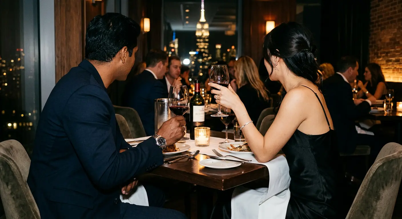 Couple on a date