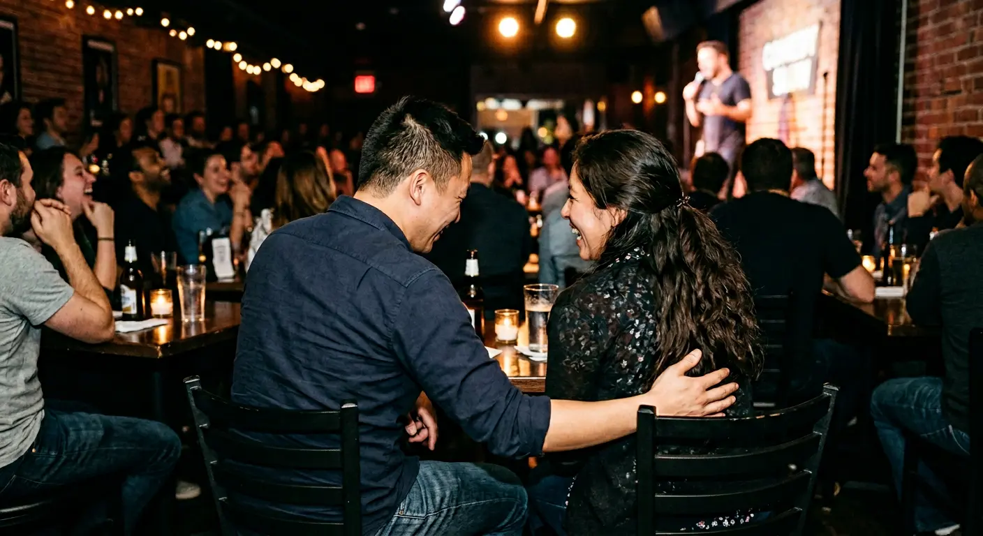 Couple on a date